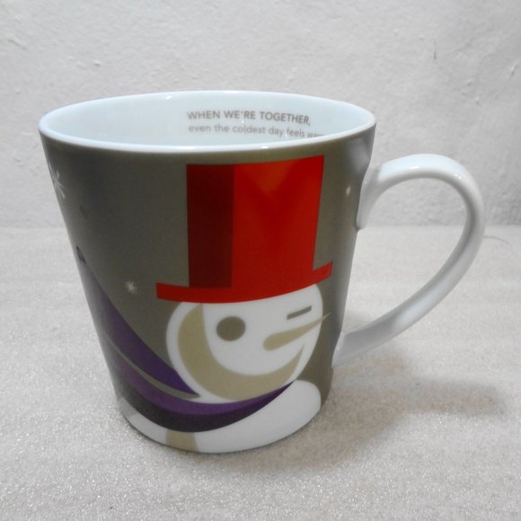 Starbucks Holiday Snowman Christmas Mug 18 oz